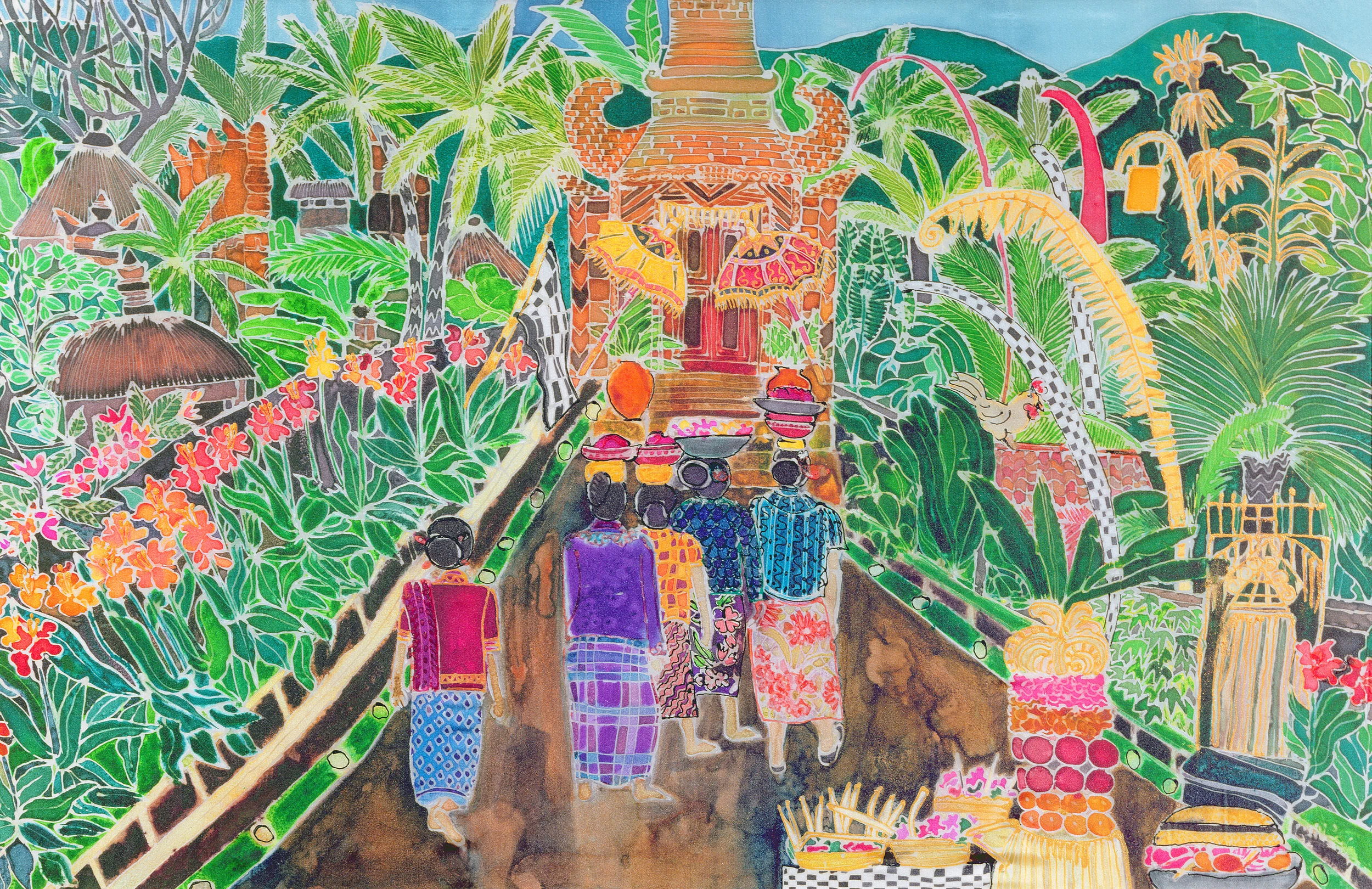 Procession, Peliatan, Bali, 1996 sm.jpg