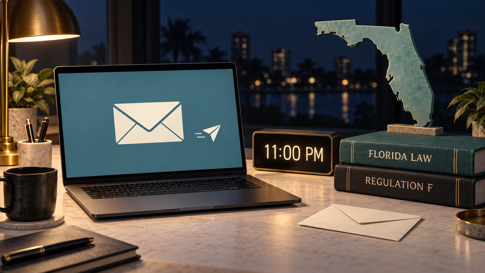 Florida Said Collection Emails Are Fine After 9 p.m. Federal Law Did Not.