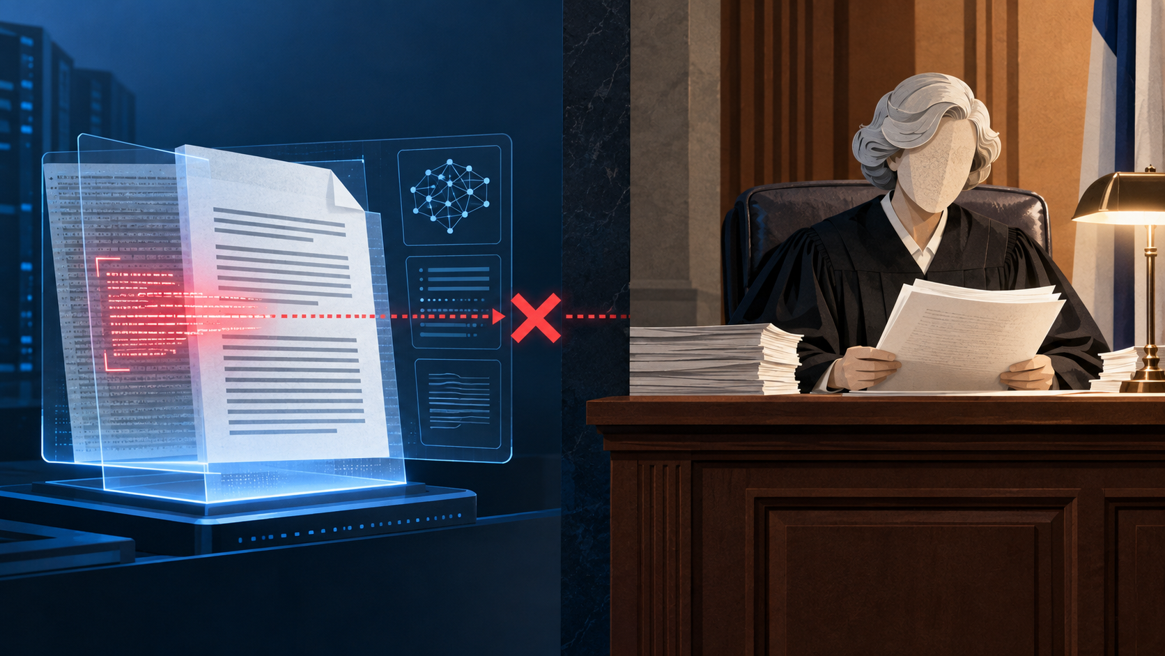 The Filing Was Talking to the Machine. The Judge Was Reading It on Paper.