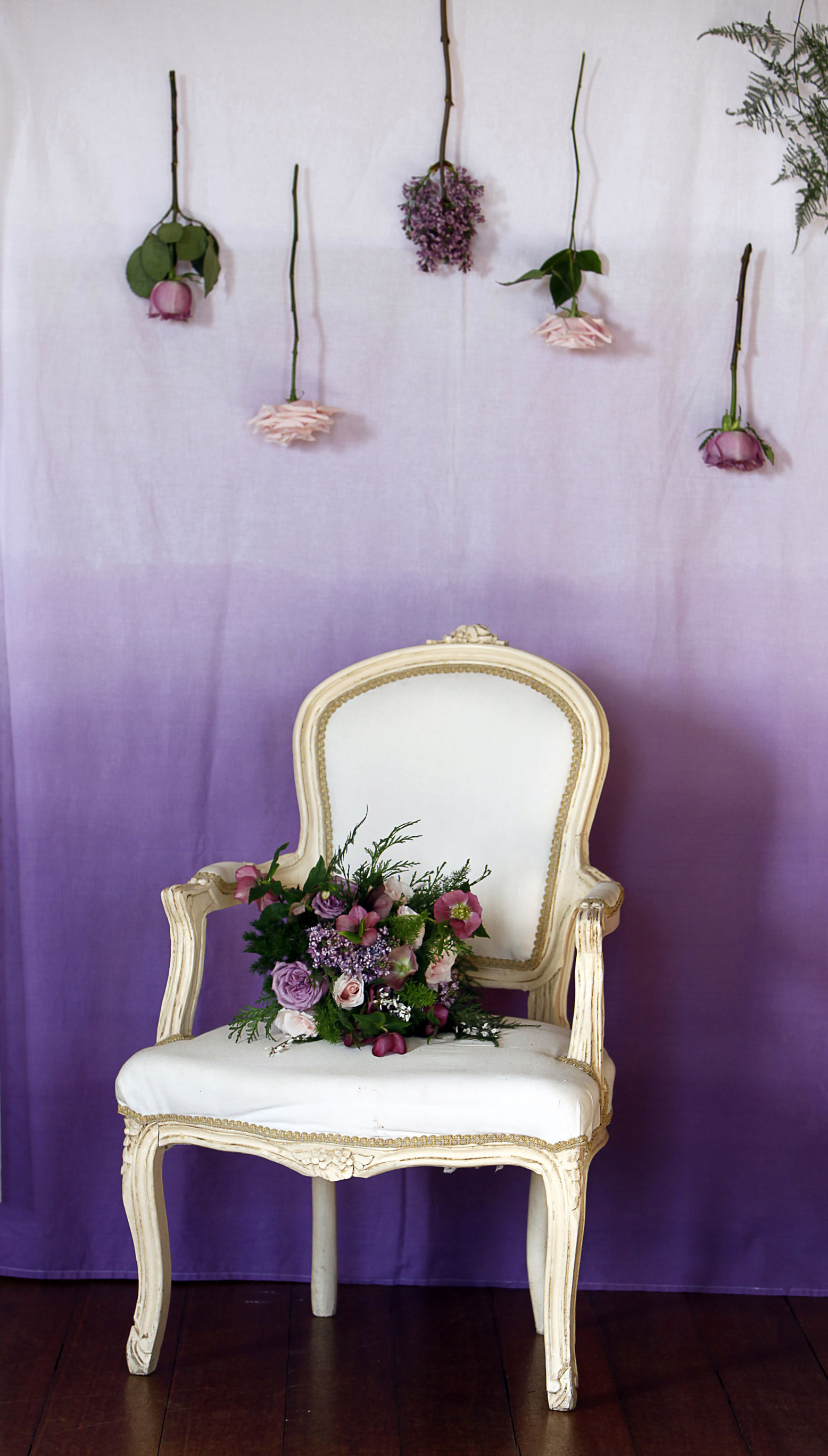 OMBRE PURPLE BACKDROP £50