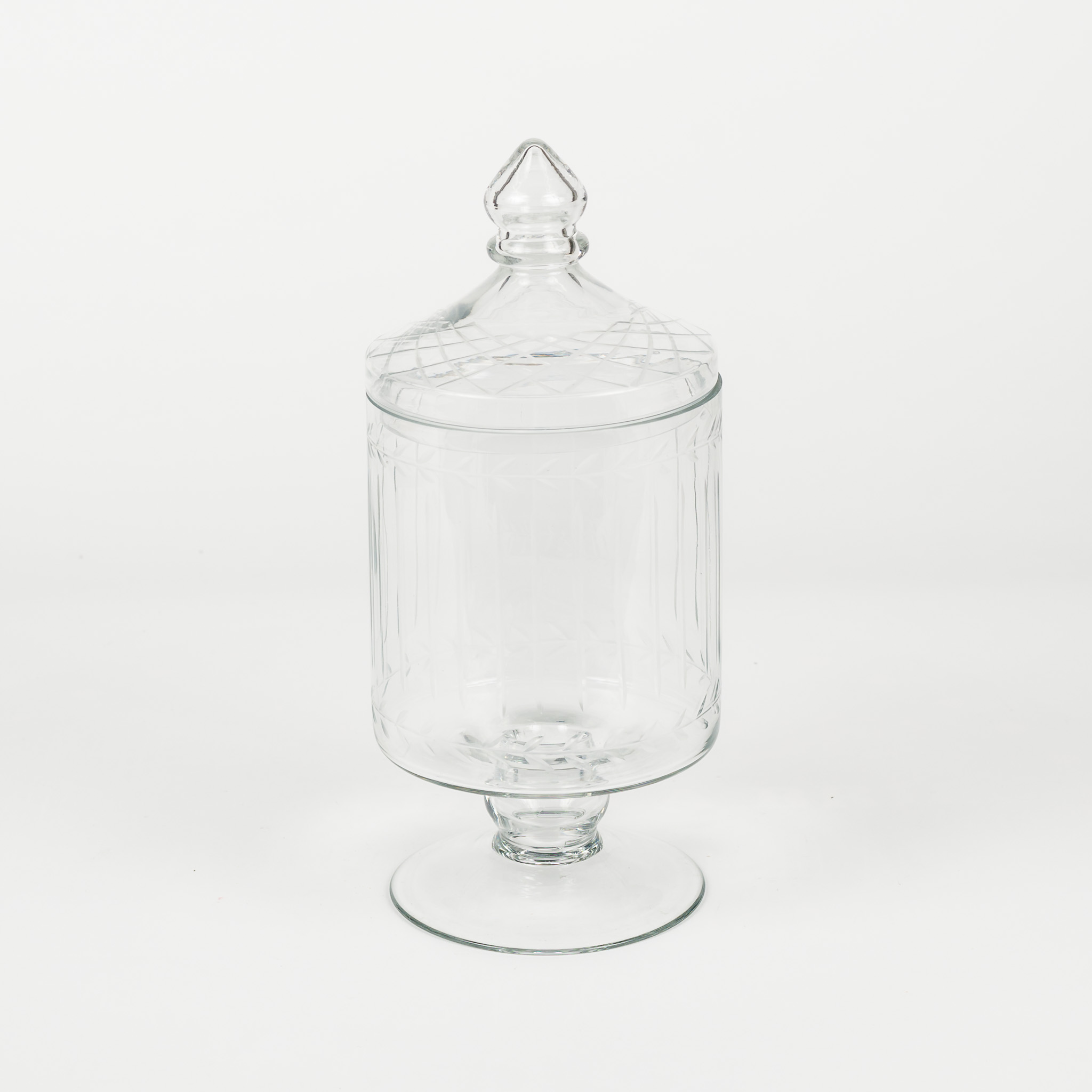 JULIET CUT GLASS BON BON JAR