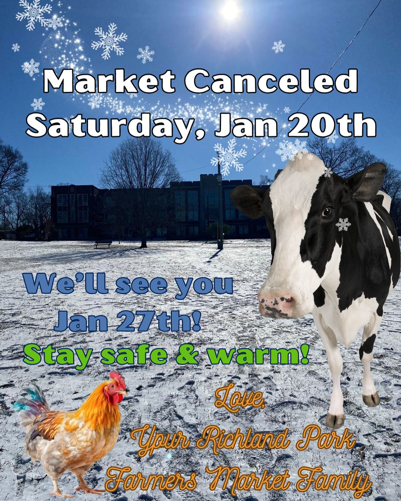 🚨We are CLOSED tomorrow, Saturday, Jan 20!
🪣We&rsquo;ve got lots of extra chores and tending to keep everything and everyone safe and warm.🧣
🌳 And we&rsquo;ve got to be easy on the park grounds💚
❄️We&rsquo;ll see next Saturday, Jan 27th for a go