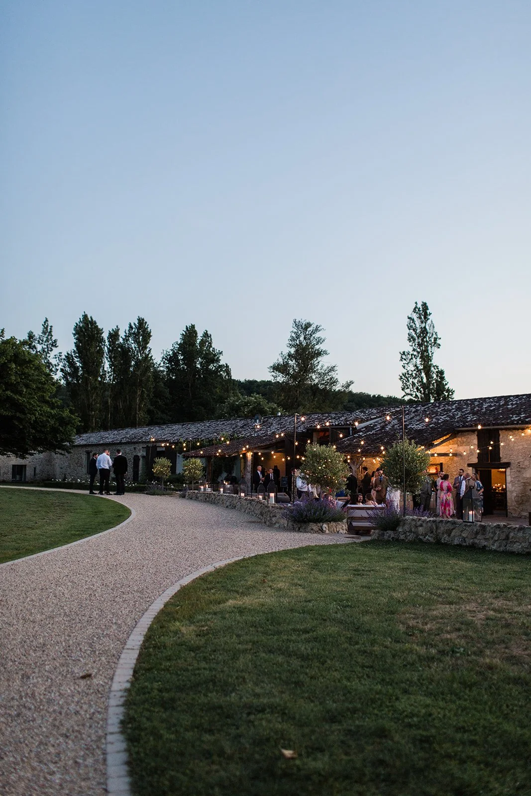 Libby & Guy Chateau Rigaud Terrace twinkly.jpg