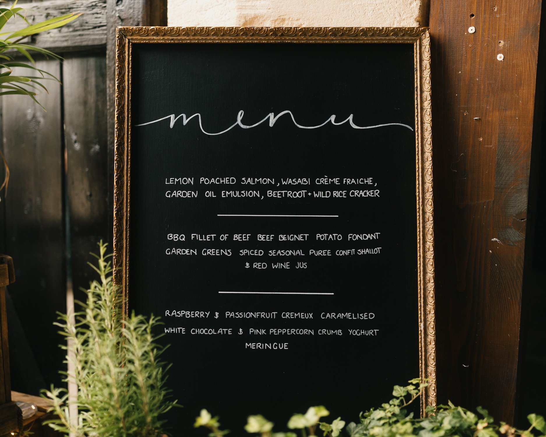 Standard chalkboard menu (Copy)