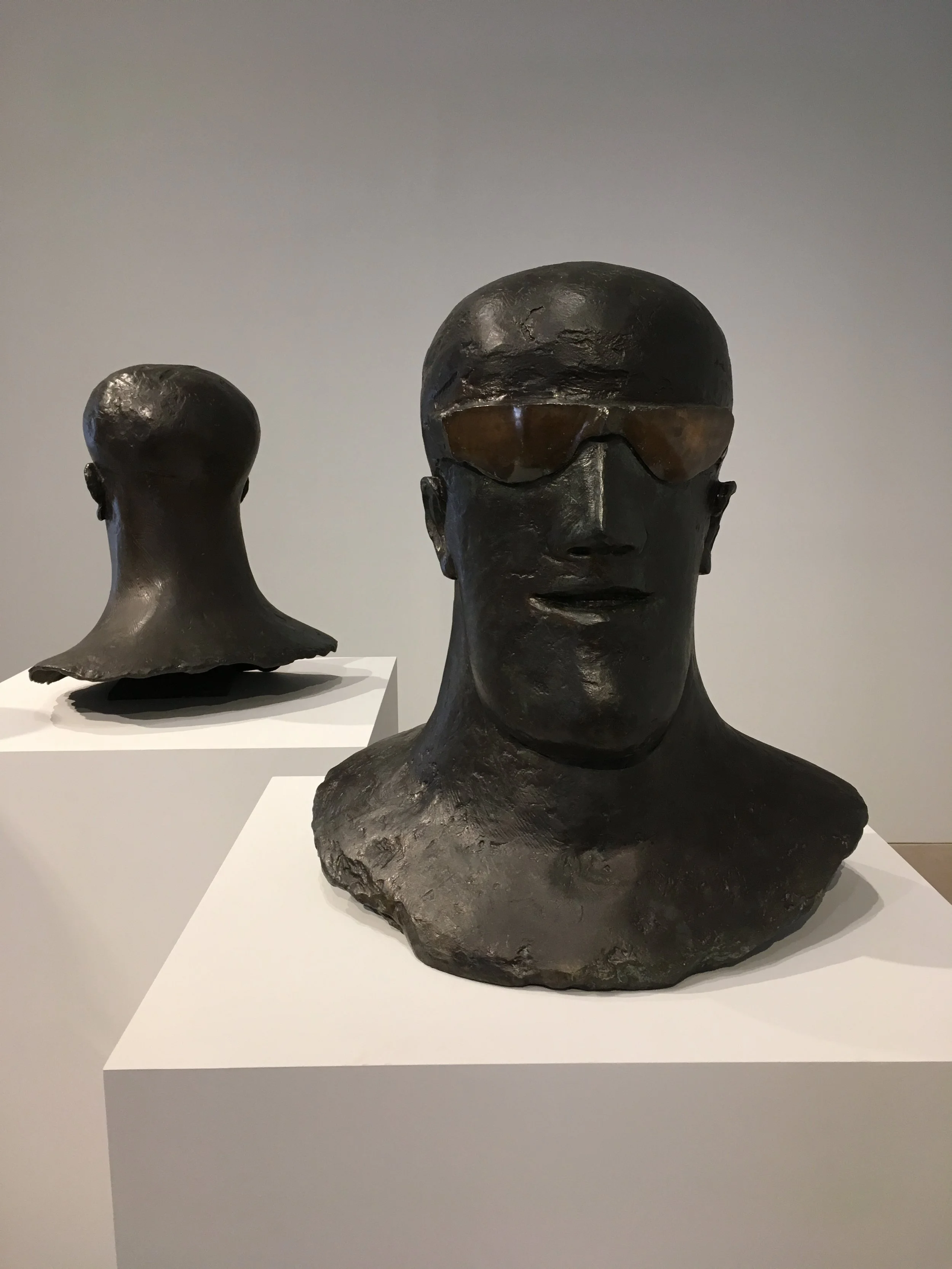 Goggle Head 1969. Bronze.