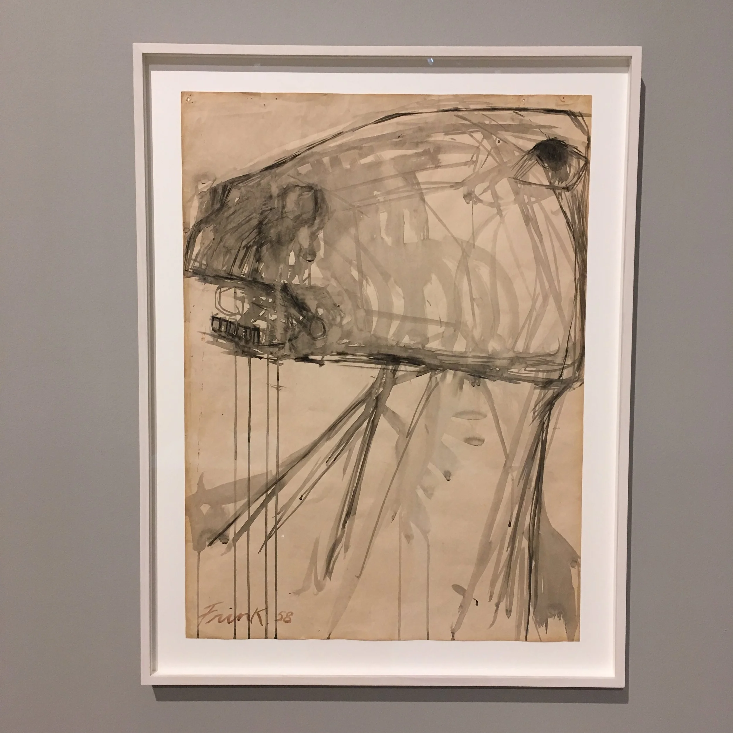 Horse 1958. Ink on paper.