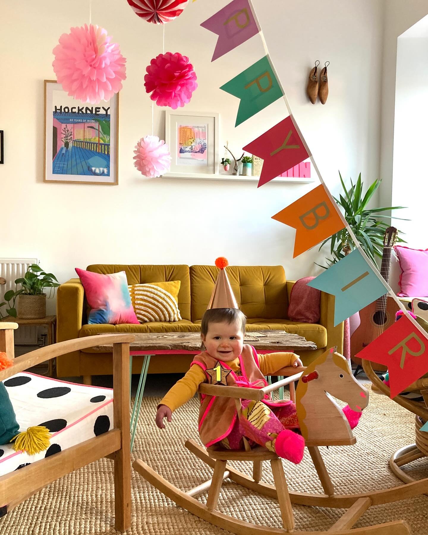 H a P p Y  b I r T h D a Y  to our wonderful little Inez 🎉🥳 I can&rsquo;t believe it&rsquo;s been a whole year since our mad dash to the hospital and one hour later you arrived! The happiest little soul with a stare that would rival Paddington Bear