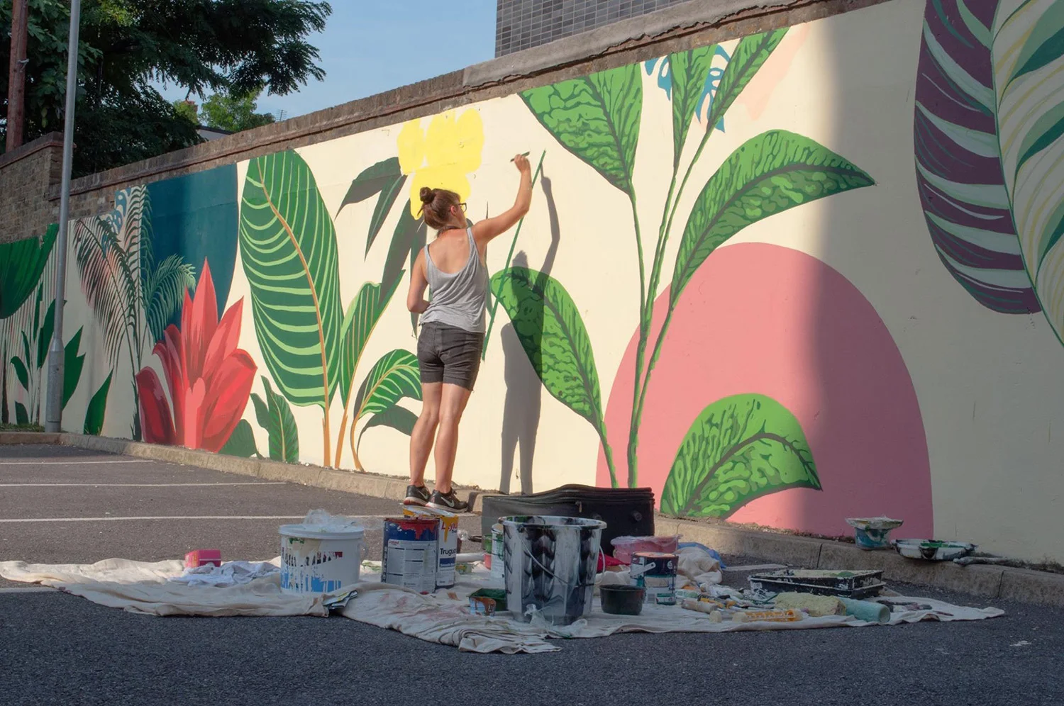 ISHA mural commission