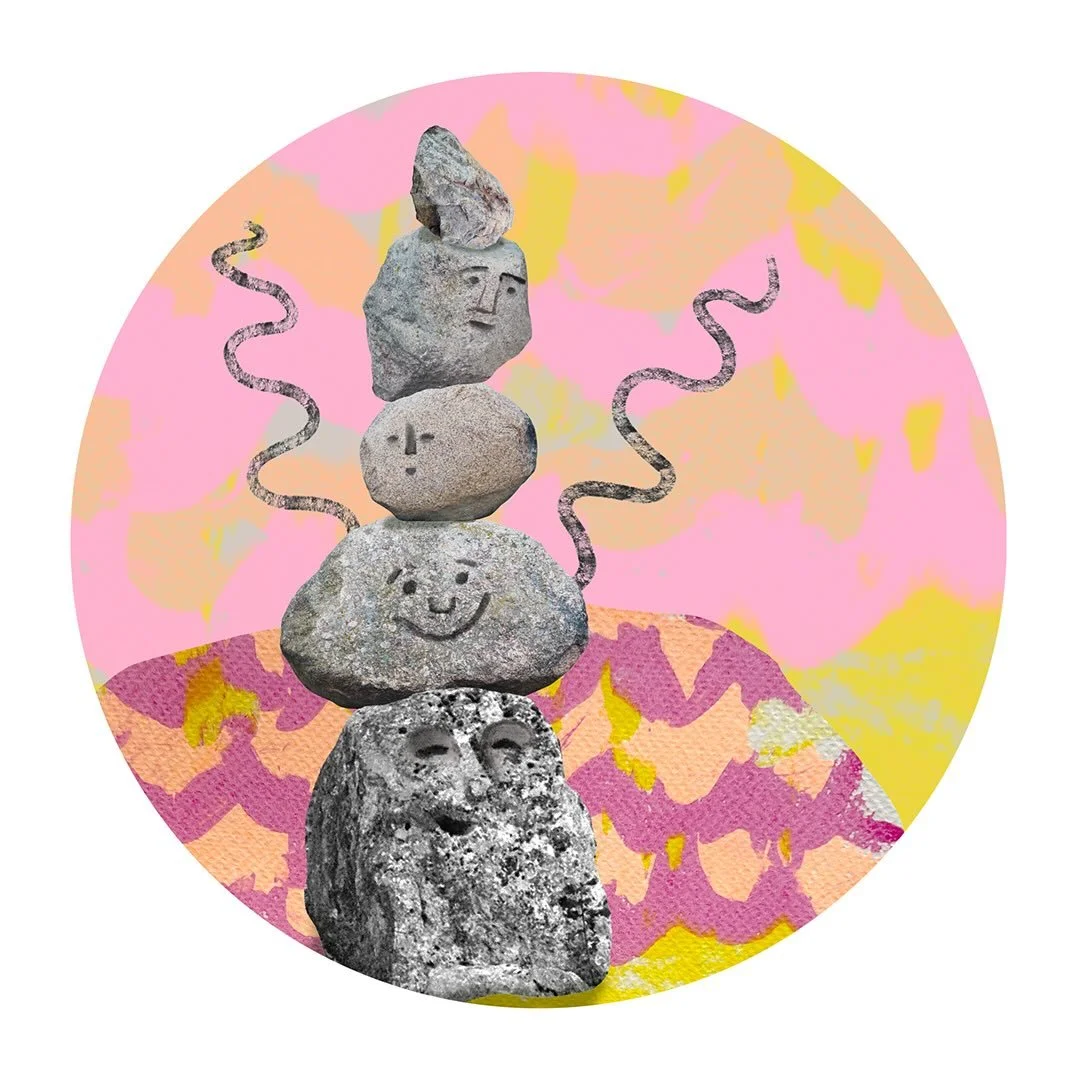 Really fun illustration project earlier this year! I designed 7 labels for @sandridgebarton &lsquo;Don&rsquo;t Feed The Ponies&rsquo; range.&bull; Each bottle is named after a tor (rocky outcrop) in Dartmoor, Devon. 
🪨 🍷 Figgie Daniels, Little Bee,