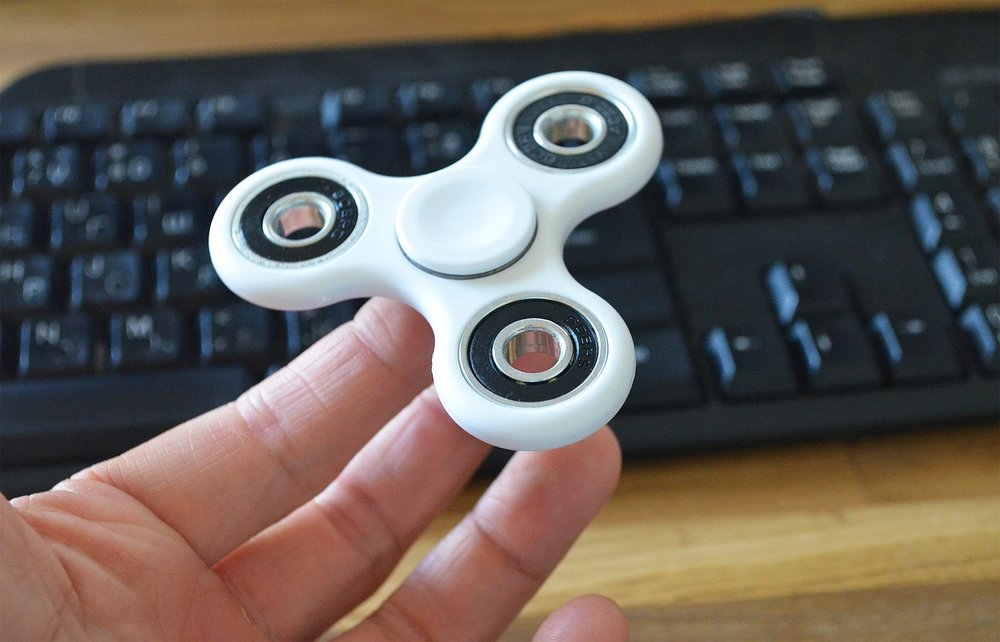 Hand Spinner Rare - Silver Stress