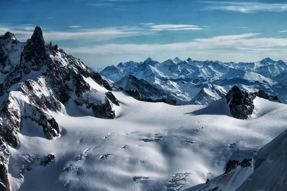 The Mont Blanc MASSIF - French Alps - FRANCE