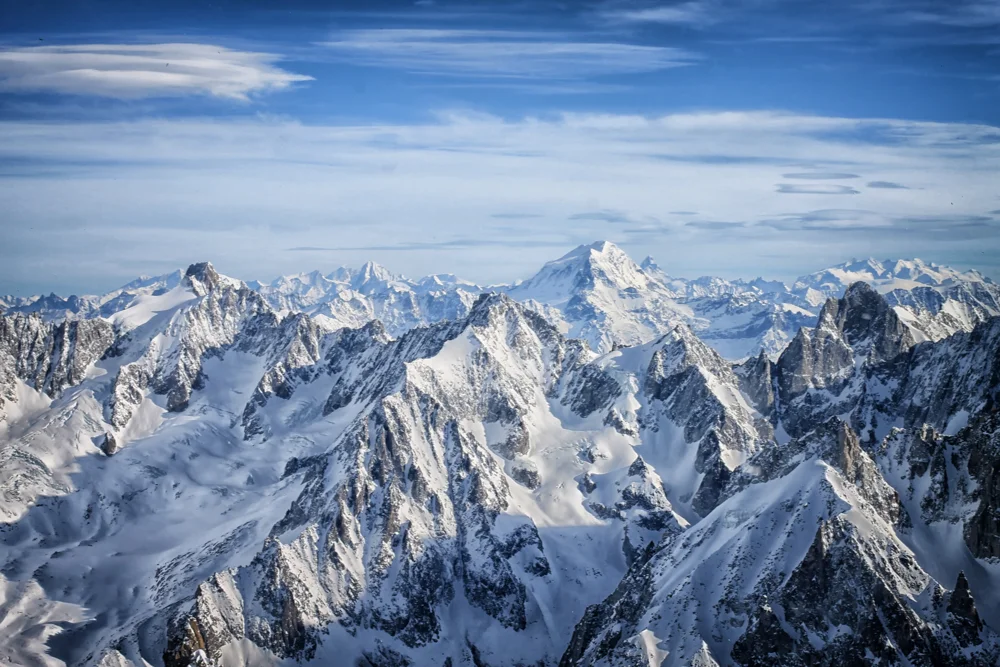 The Mont Blanc MASSIF - French Alps - FRANCE