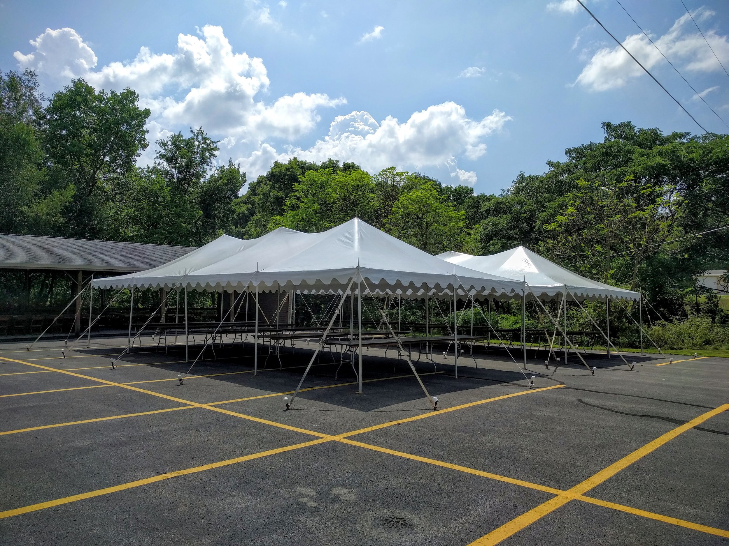 2 - 20' x 40' Canopy Tents