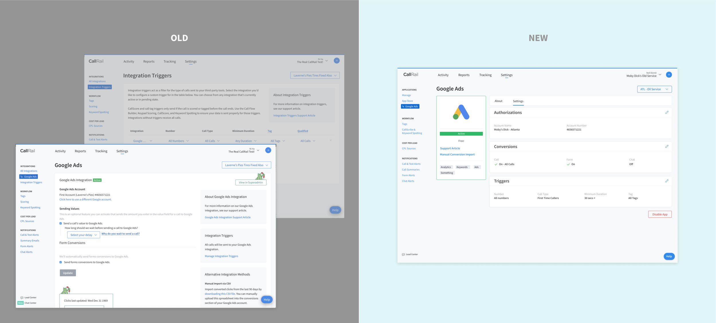 I removed “Integration Triggers” page, and moved the Triggers management functionality to the individual app page. We saw a big improvement on in our usability tests.