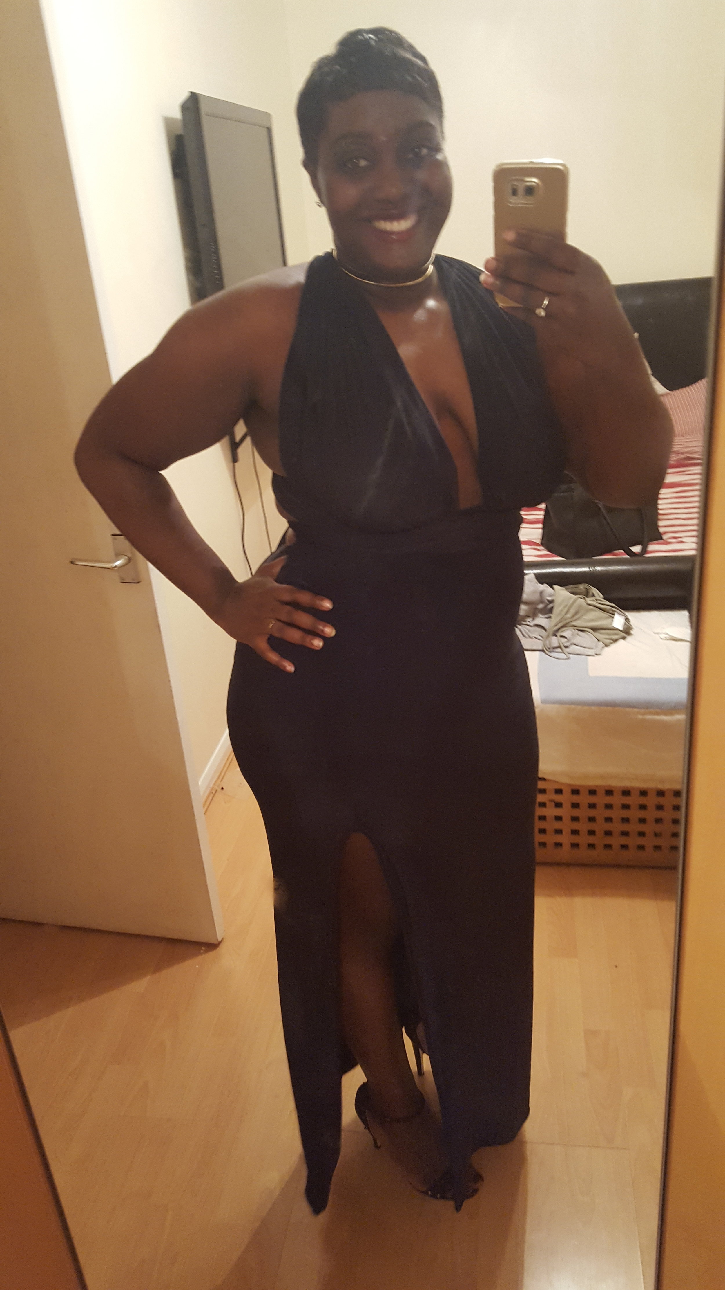 Been a thickems all my life....that's never going to change , dress from Missguided