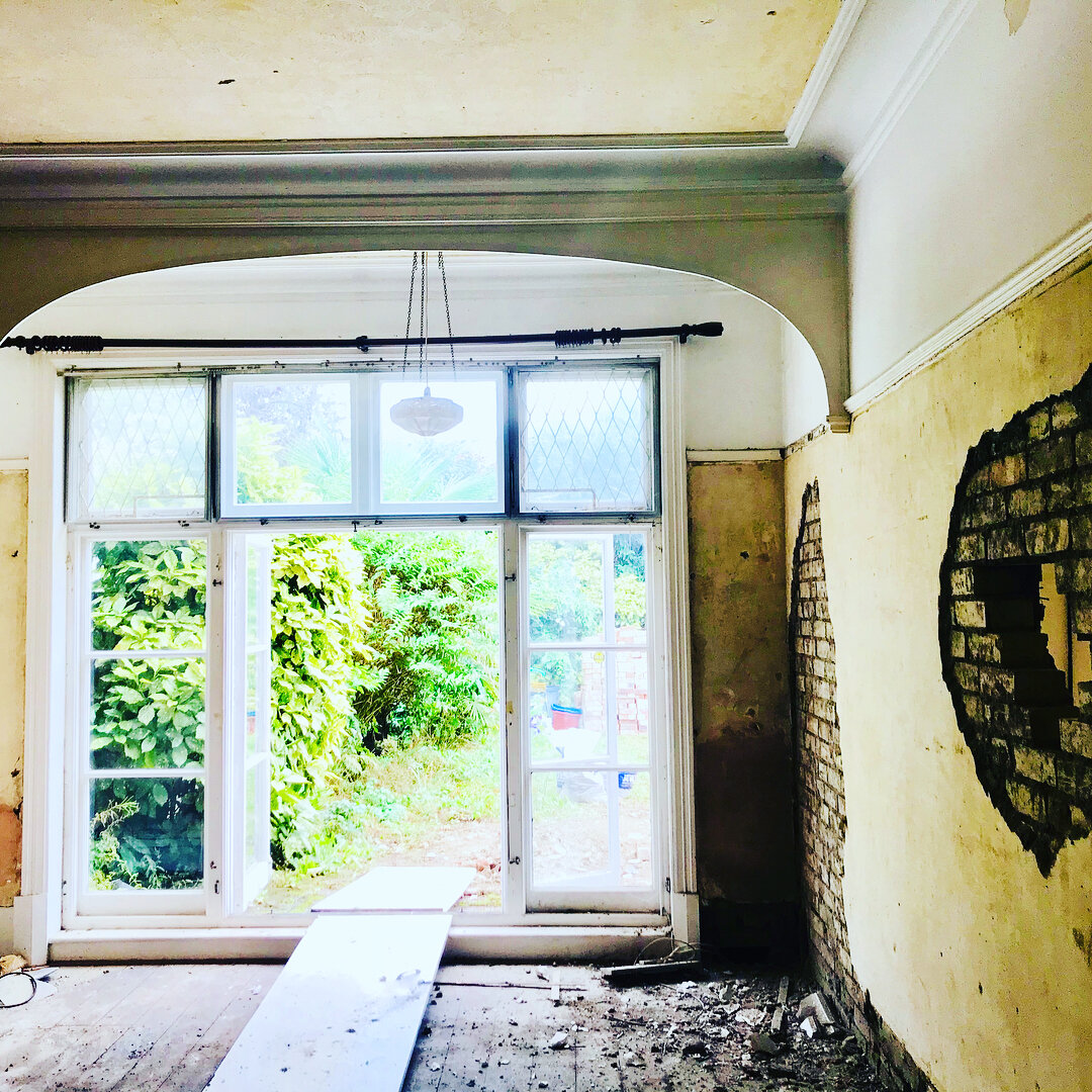 New project on-site this week, big bright rooms  #somuchpotential #residential #architecture #archdaily #instahome #house #londonarchitects