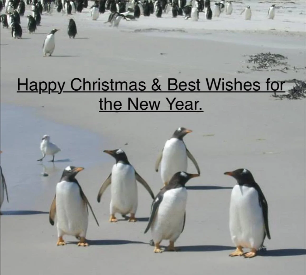 Happy Christmas. Best wishes to all. 

A couple of days back in Plympton then back to work next week.