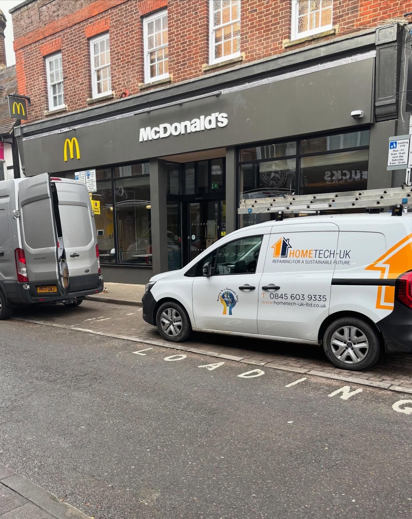 Opening tomorrow apparently.

The local town has gone downhill or a welcome addition to the high street, depending on your point of view.

At least local enough to attend before going to Middlesex matches at Merchant Taylors&rsquo; School. 

Off to G