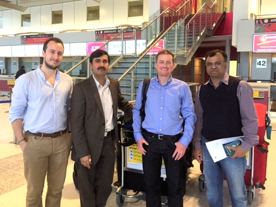 From right. Mr Neil Brierly, Mr Christopher Hill, Mr Muhammad Riaz, Dr Zahid Rafique.
