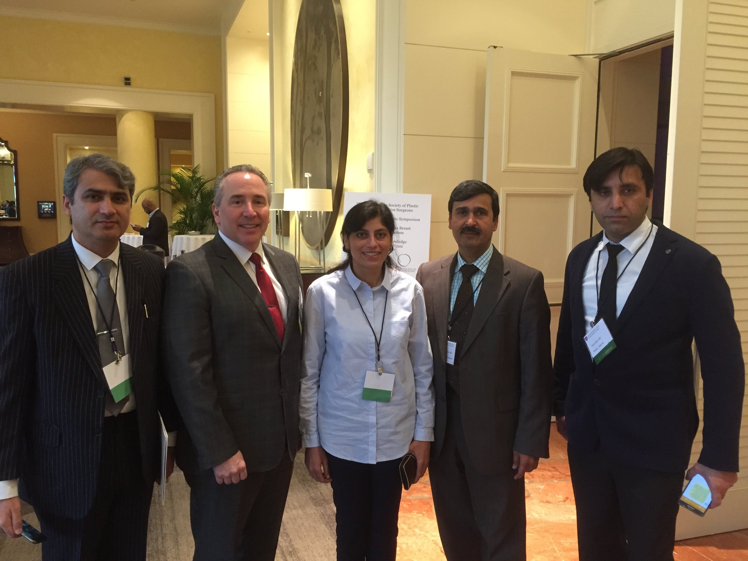  With Dr Mark A Codner, Program Chairman and Foreign Scholars from Pakistan. 