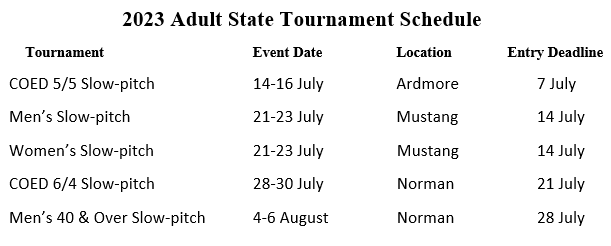 Adult Tournaments