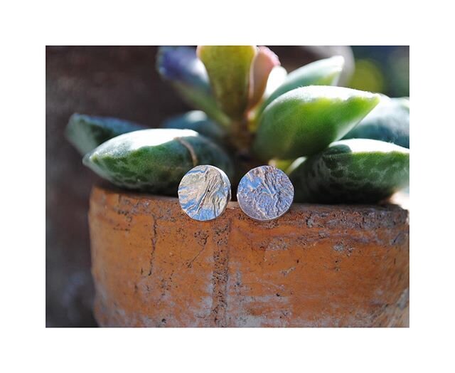 Textured Circle Stud Earrings 🌿 Recycled Sterling Silver -
-
 #handmadeparade #makersmovement #handcrafted #makersgonnamake #makersgram #shopsmall #shoplocal #shopcreative #wearethemakers #handmadeloves #creativelifehappylife #contemporarycrafts #th
