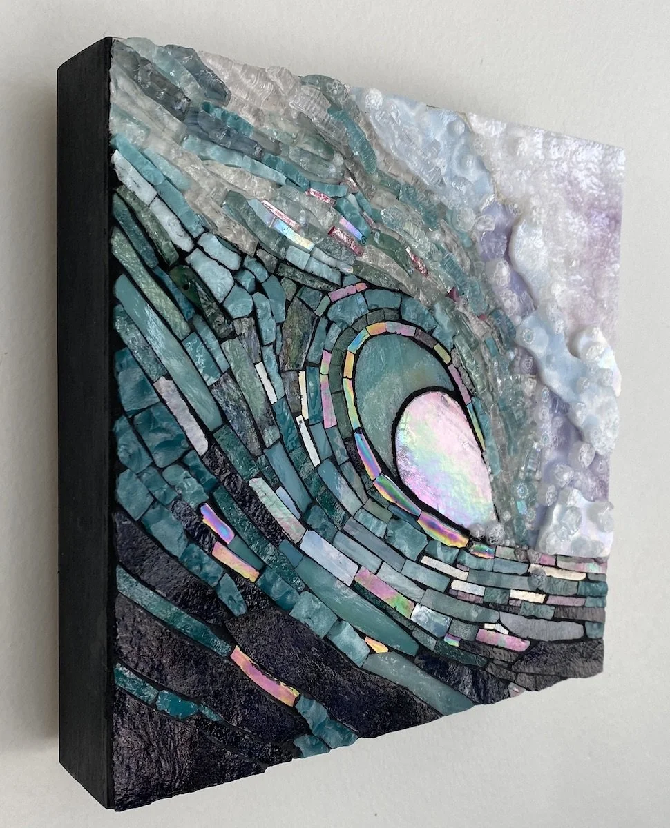 Dawn Patrol (iridescent glass detail)