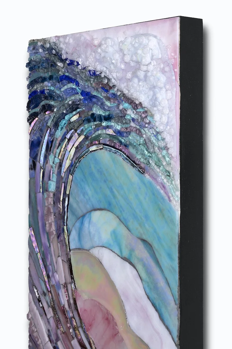 Sunset Surf Mosaic Wave (side detail)