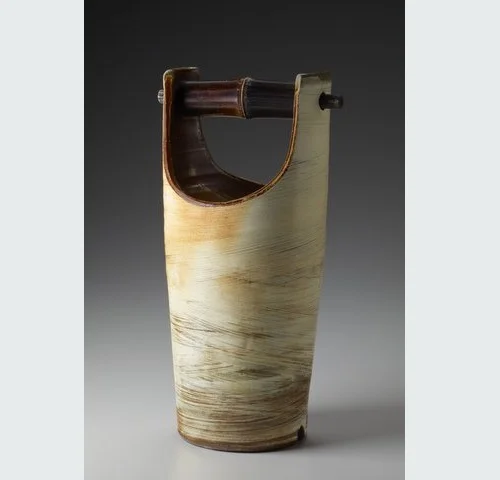 Vase with Bamboo Handle
