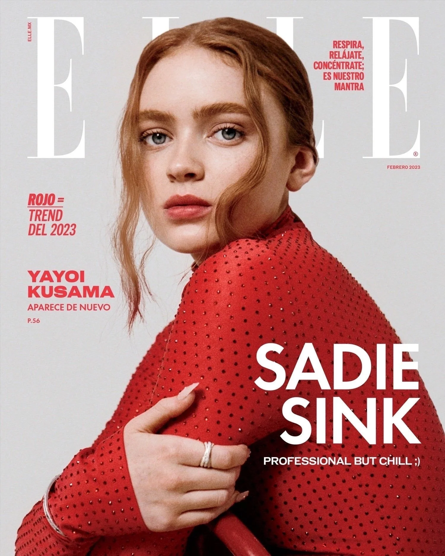  ELLE MEXICO - 2/2023 - SADIE SINK  © EMILY SOTO 