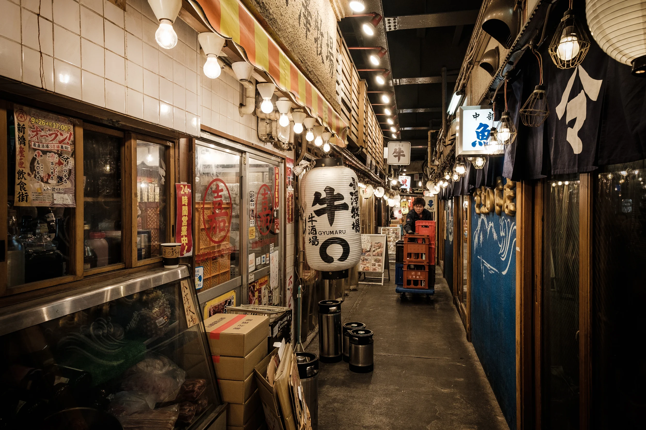 japon - tokyo petite rue livreur.jpg