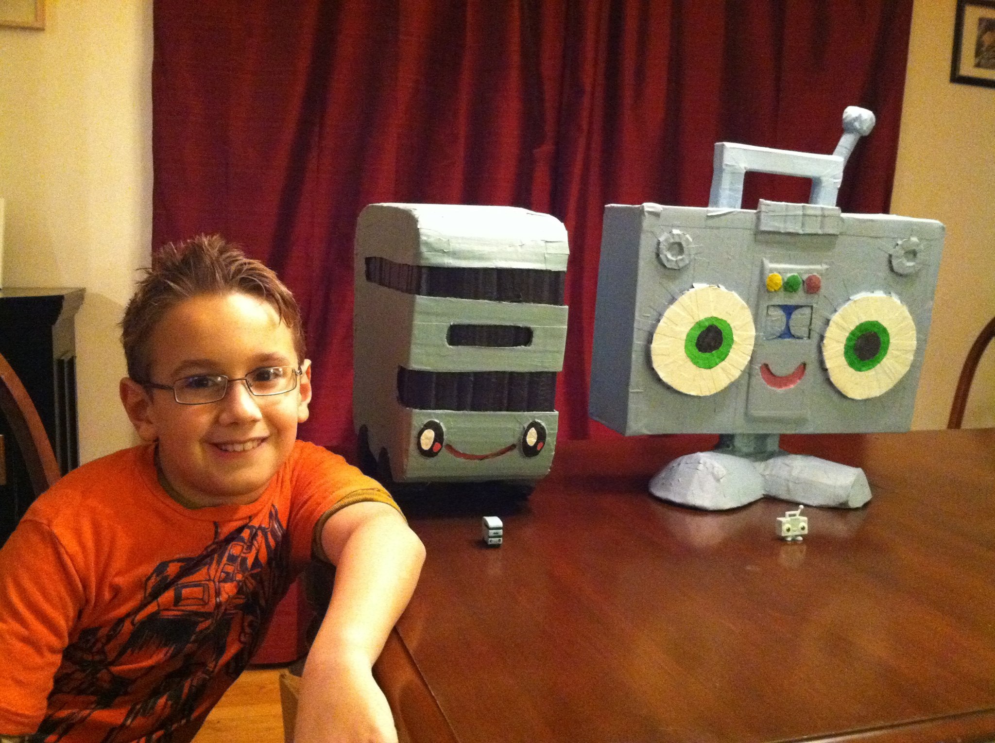 Enlarging Moshi Monsters for my son. 2011