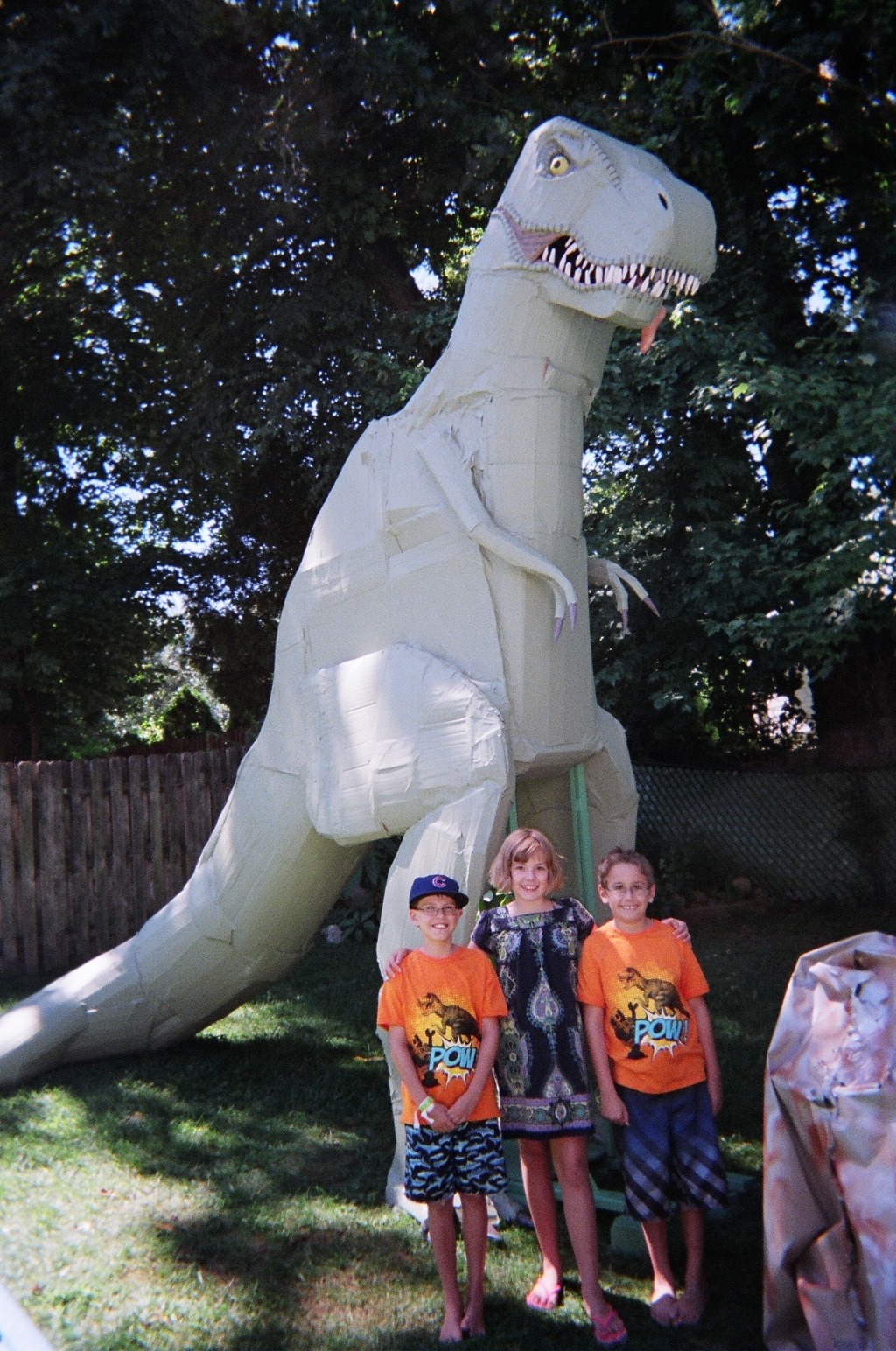 T-Rex 14 feet tall, Jurassic Party, 2013