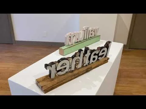 Thomas Müller: Baseline (Language Objects) Exhibition Walkthrough