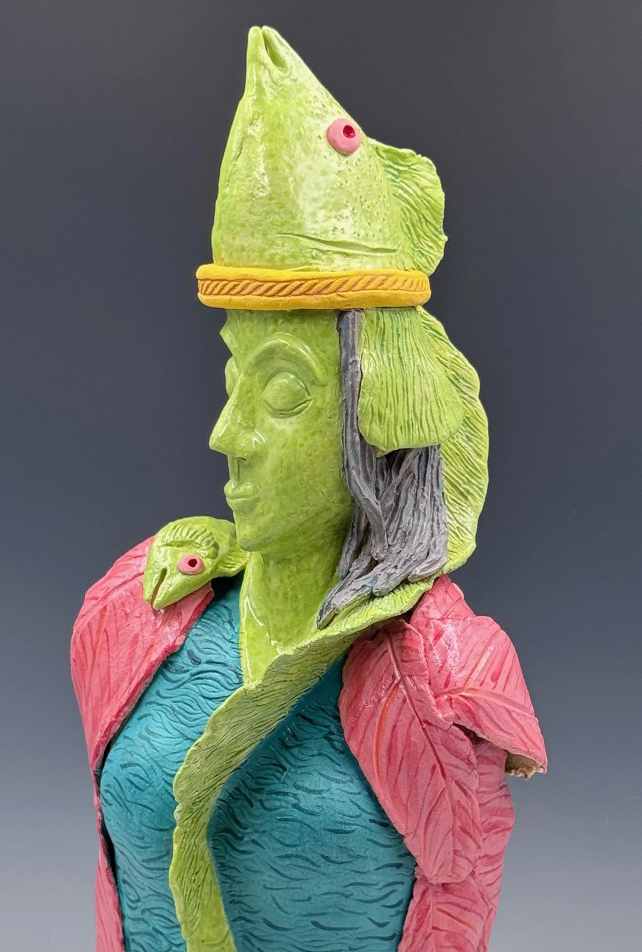 WG_Roberta Lampert_Oceana I_2026_Polychrome Stoneware_23 x 7 x 5.5 - Susan Harrington.jpg