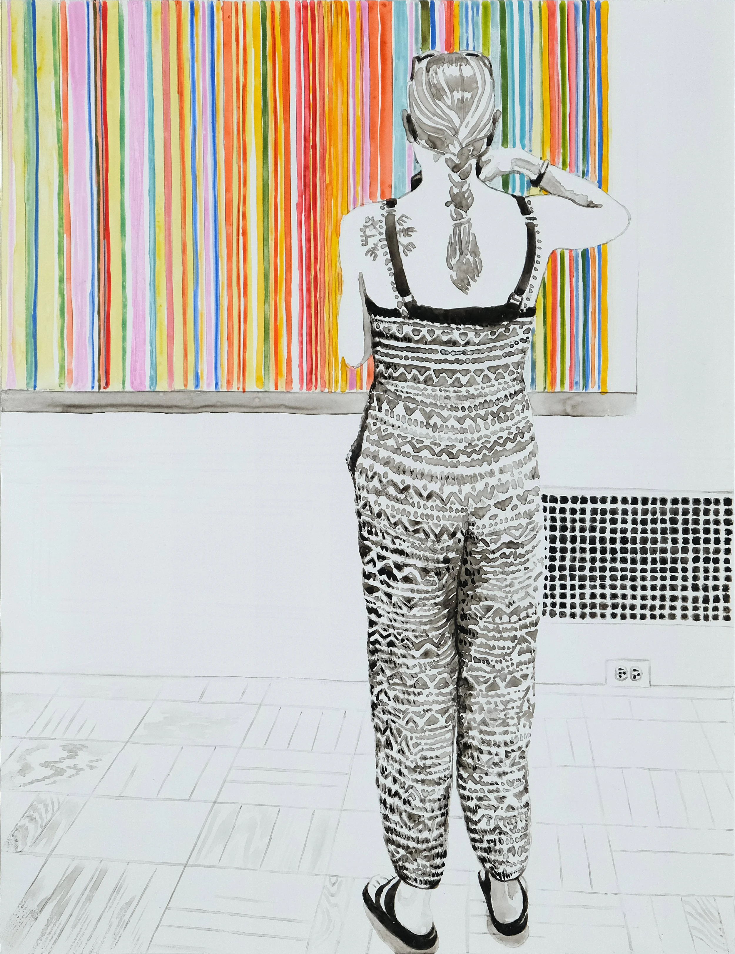 Hoff_sw1230-Woman Observing Bavington, WC,10x13,2024 (1) - Janice Slonecker Berman.jpg