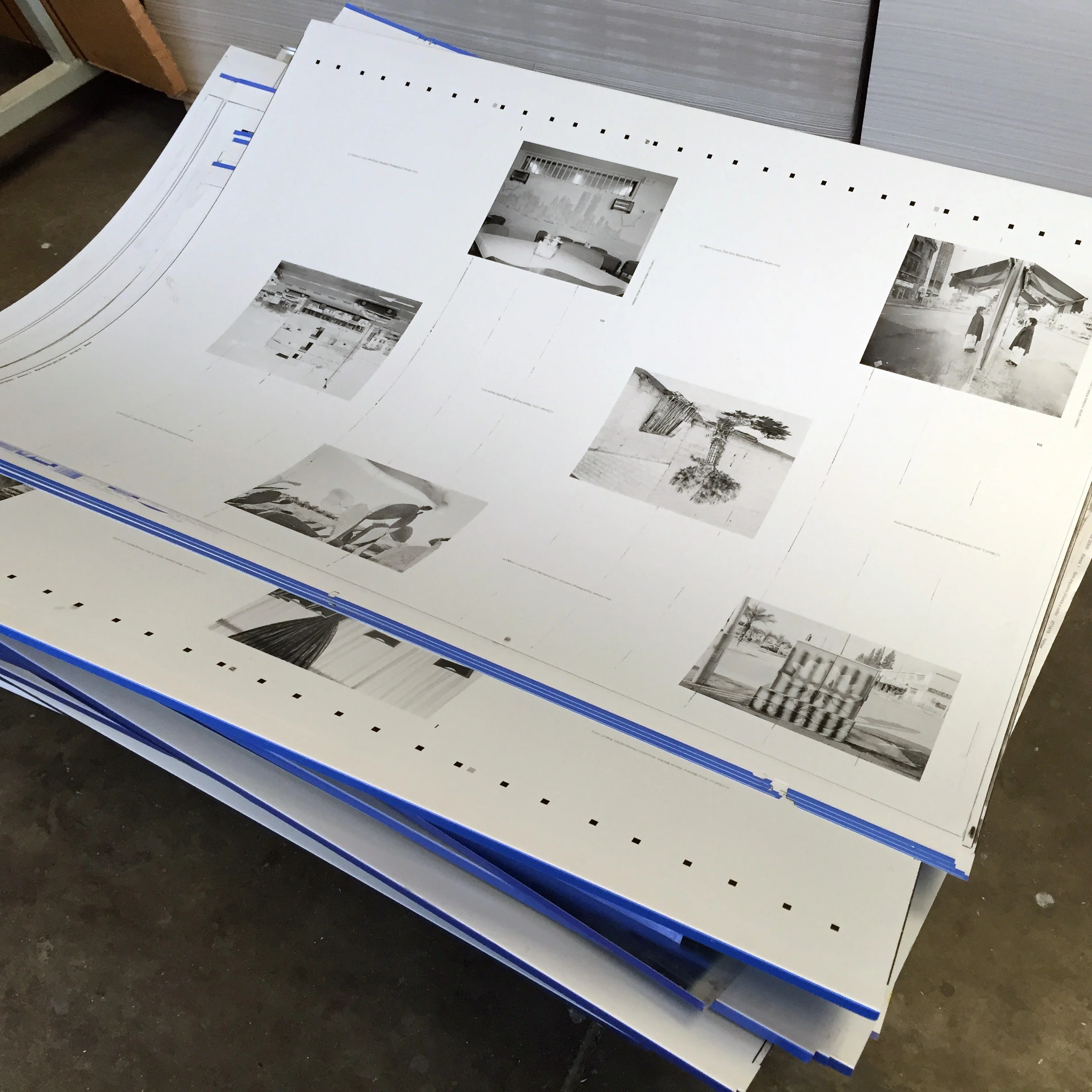 Offset Plates from the press