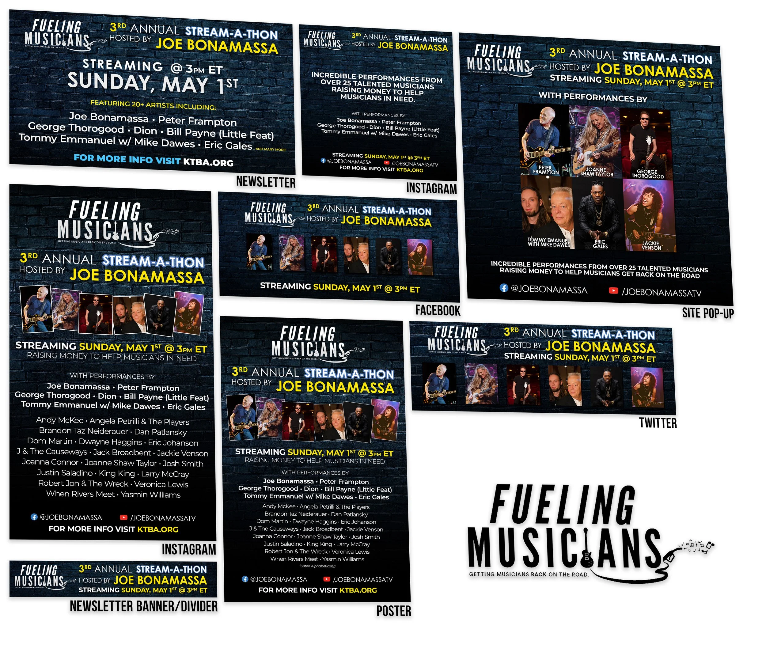 Livestream Promotion | Fueling Musicians | Digital Campaign Ads