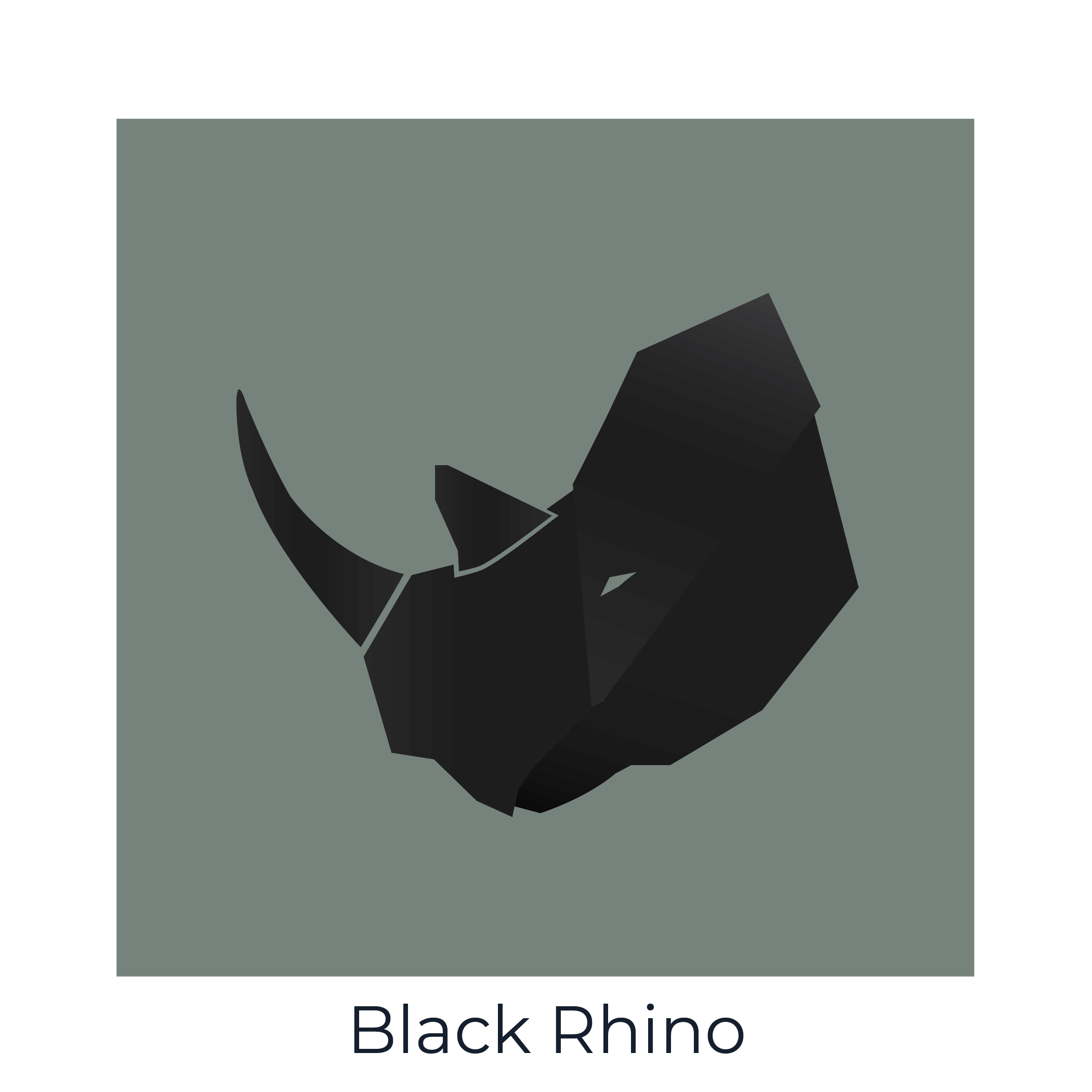 Black Rhino Eblem