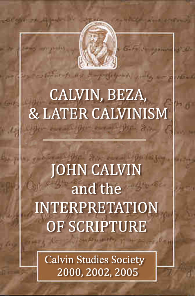 Publication - 2005 Calvin Beza Later Calvinism.png