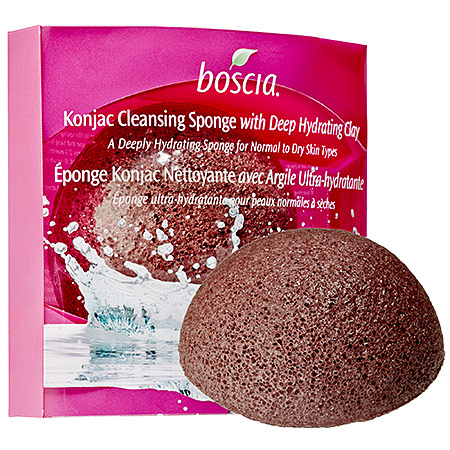 Boscia Konjac Cleansing Sponge with Deep Hydrating Clay; $15