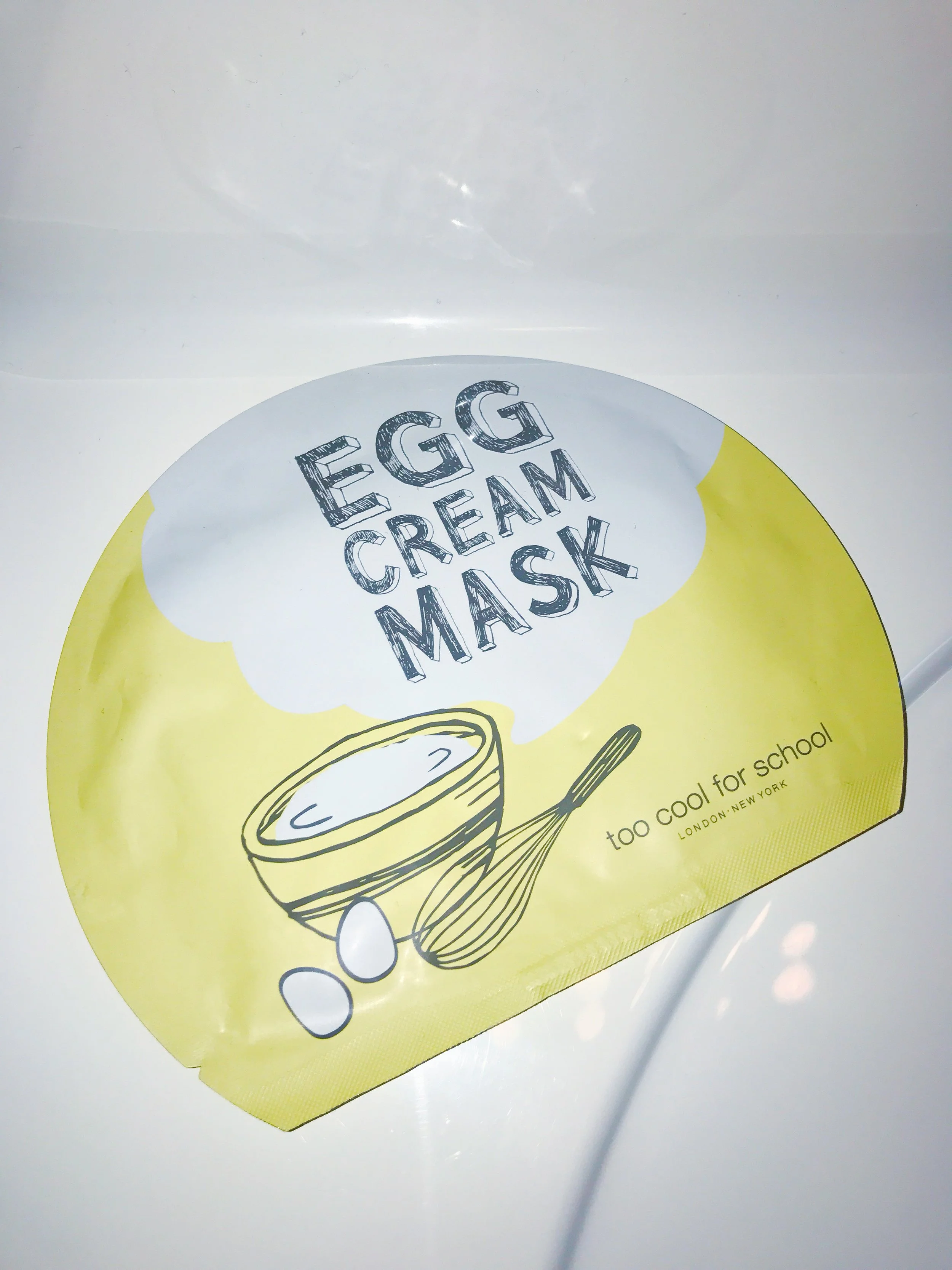 Too Cool For School Egg Cream Mask