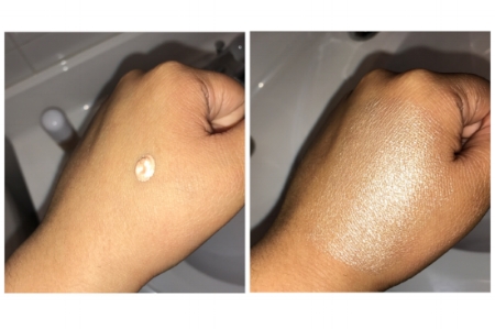This was LESS than half a pump... It is very creamy and blends seamlessly. 