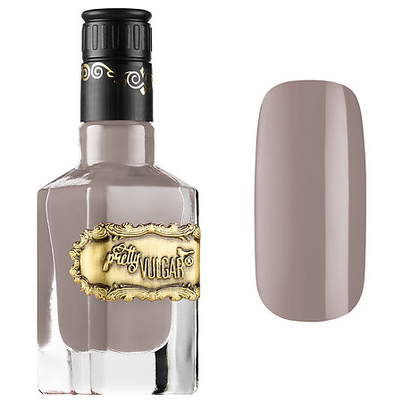 Pretty Vulgar Liquor Nail Polish in Grey Jay ; $20