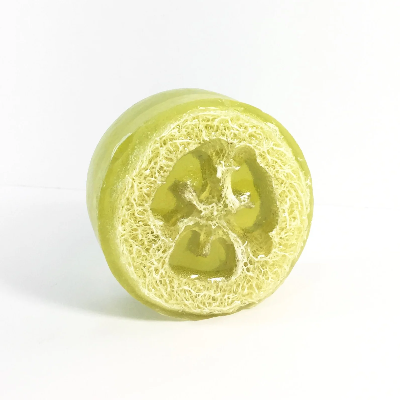 Honey Belle Green Tea Cucumber Loofah Soap
