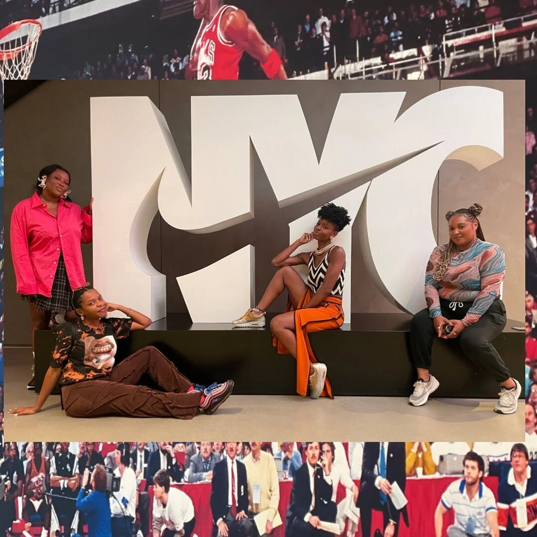 Yesterday was the the perfect way to wrap up Black Business Month! @nike Black Bazaar 

It was so fun to be in such an intimate and intentional space alongside 15 other black-owned businesses. You know, I had to bring all the gems from
 @palaceoneele