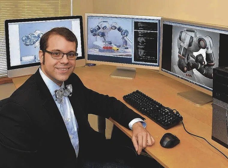 Tunxis Community College David Sanabria was recently helped design a virtual reality operated robot. For further information e-mail: media@pietrorosacorporate.com Or telephone +18606771376 (Ext 3310) About Pietro Rosa TBM Pietro Rosa TBM is an international leading manufacturer of compressor airfoils and mission critical components in the energy, aerospace, oil & gas and marine markets. Pietro Rosa TBM has plants located in Europe and USA. The group invests heavily in R&D and innovation and has built up its intellectual property in hot forming, machining and surface finishing technologies through a solid collaboration with universities and research centers globally.