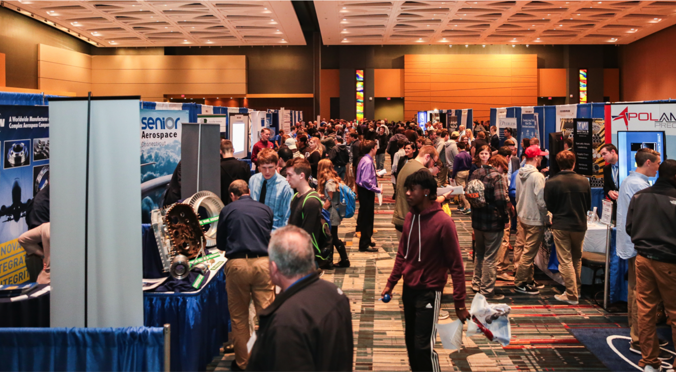Young students showed great interest in the exhibitors products and career opportunities