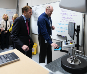 James Parkinson, (pictured right) NEAPs Metrology Manager explains measuring techniques used at the facility.