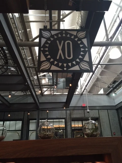 X marks the spot! Xocolatl logo sign in Krog Street Market